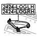 2424-LOGRH FEBEST Рычаг независимой подвески колеса, подвеска колеса