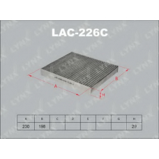 LAC226C LYNX Фильтр салонный