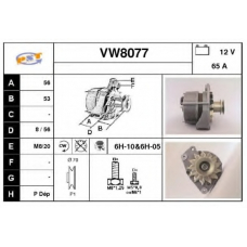 VW8077 SNRA Генератор