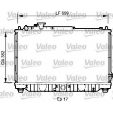 734971 VALEO Радиатор, охлаждение двигателя