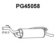 PG45058 VENEPORTE Глушитель выхлопных газов конечный