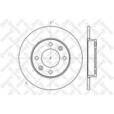 6020-3722-SX STELLOX Тормозной диск