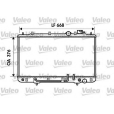 734778 VALEO Радиатор, охлаждение двигателя