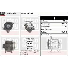 DRA0341 DELCO REMY Генератор