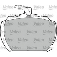 598391 VALEO Комплект тормозных колодок, дисковый тормоз