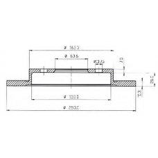 BDC3518 QUINTON HAZELL Тормозной диск