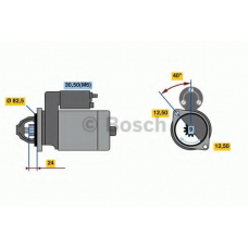 0 001 109 357 BOSCH Стартер