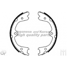 N011-57 ASHUKI Комплект тормозных колодок, стояночная тормозная с