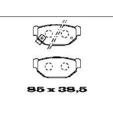 BL1397A2 FTE Колодки тормозные