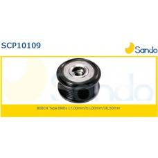 SCP10109 SANDO Ременный шкив, генератор