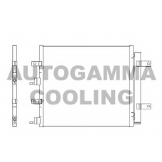 105351 AUTOGAMMA Конденсатор, кондиционер