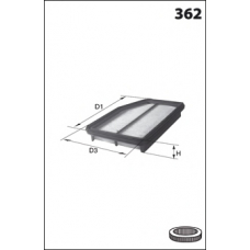 ELP9390 MECAFILTER Воздушный фильтр