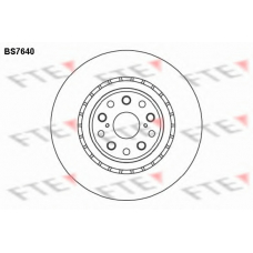 BS7640 FTE Тормозной диск