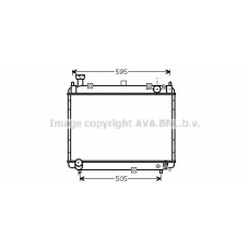 TO2233 Prasco Радиатор, охлаждение двигателя