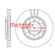 6375.10 METZGER Тормозной диск