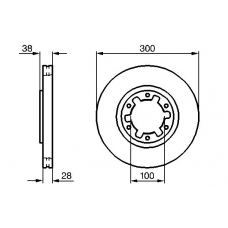 0 986 479 031 BOSCH Тормозной диск