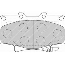 FDB1502 FERODO Комплект тормозных колодок, дисковый тормоз
