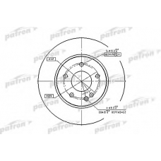 PBD2779 PATRON Тормозной диск