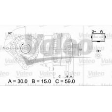 437386 VALEO Генератор