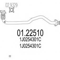 01.22510 MTS Труба выхлопного газа