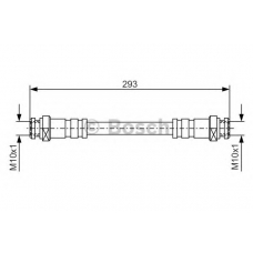 1 987 476 543 BOSCH Тормозной шланг