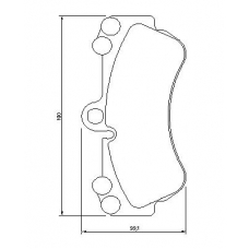 0 986 424 740 BOSCH Комплект тормозных колодок, дисковый тормоз