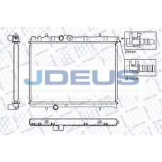 RA0210310 JDEUS Радиатор, охлаждение двигателя