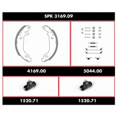 SPK 3169.09 ROADHOUSE Комплект тормозов, барабанный тормозной механизм