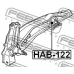 HAB-122 FEBEST Подвеска, рычаг независимой подвески колеса