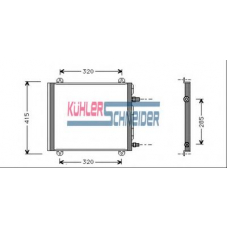 0924801 KUHLER SCHNEIDER Конденсатор, кондиционер