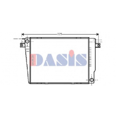 050200N AKS DASIS Радиатор, охлаждение двигателя