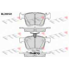 BL2091A1 FTE Комплект тормозных колодок, дисковый тормоз