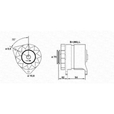 943356107010 MAGNETI MARELLI Генератор