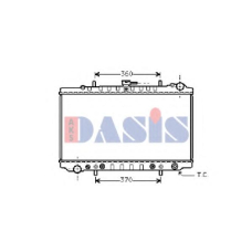 070680N AKS DASIS Радиатор, охлаждение двигателя