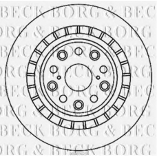 BBD5962S BORG & BECK Тормозной диск