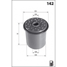 ELG5455 MECAFILTER Топливный фильтр