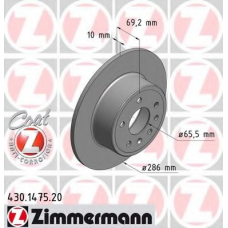 430.1475.20 ZIMMERMANN Тормозной диск