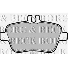BBP2329 BORG & BECK Комплект тормозных колодок, дисковый тормоз