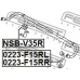 0223-F15RR FEBEST Тяга / стойка, стабилизатор