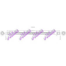 H5604Q Brovex-Nelson Тормозной шланг