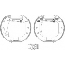 8DB 355 004-421 HELLA PAGID Комплект тормозных колодок