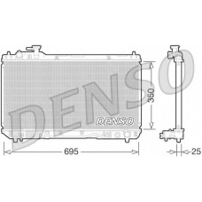 DRM50063 DENSO Радиатор, охлаждение двигателя