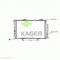31-2185 KAGER Радиатор, охлаждение двигателя