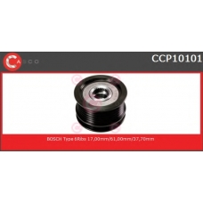 CCP10101 CASCO Ременный шкив, генератор