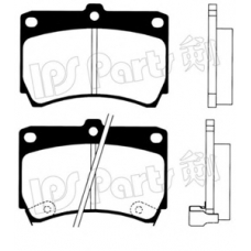 IBD-1341 IPS Parts Комплект тормозных колодок, дисковый тормоз