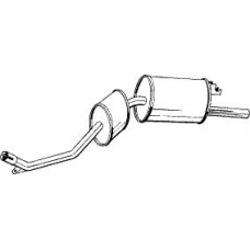 281-763 BOSAL Глушитель выхлопных газов конечный