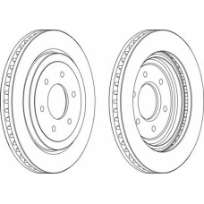 DDF1611-1 FERODO Тормозной диск