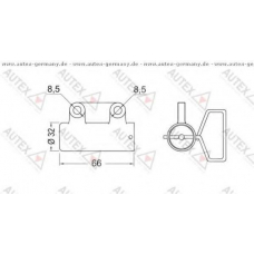 654476 AUTEX Успокоитель, зубчатый ремень