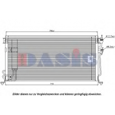 142026N AKS DASIS Конденсатор, кондиционер