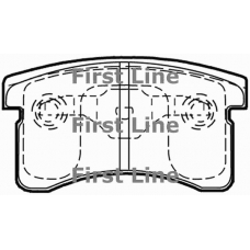 FBP1598 FIRST LINE Комплект тормозных колодок, дисковый тормоз